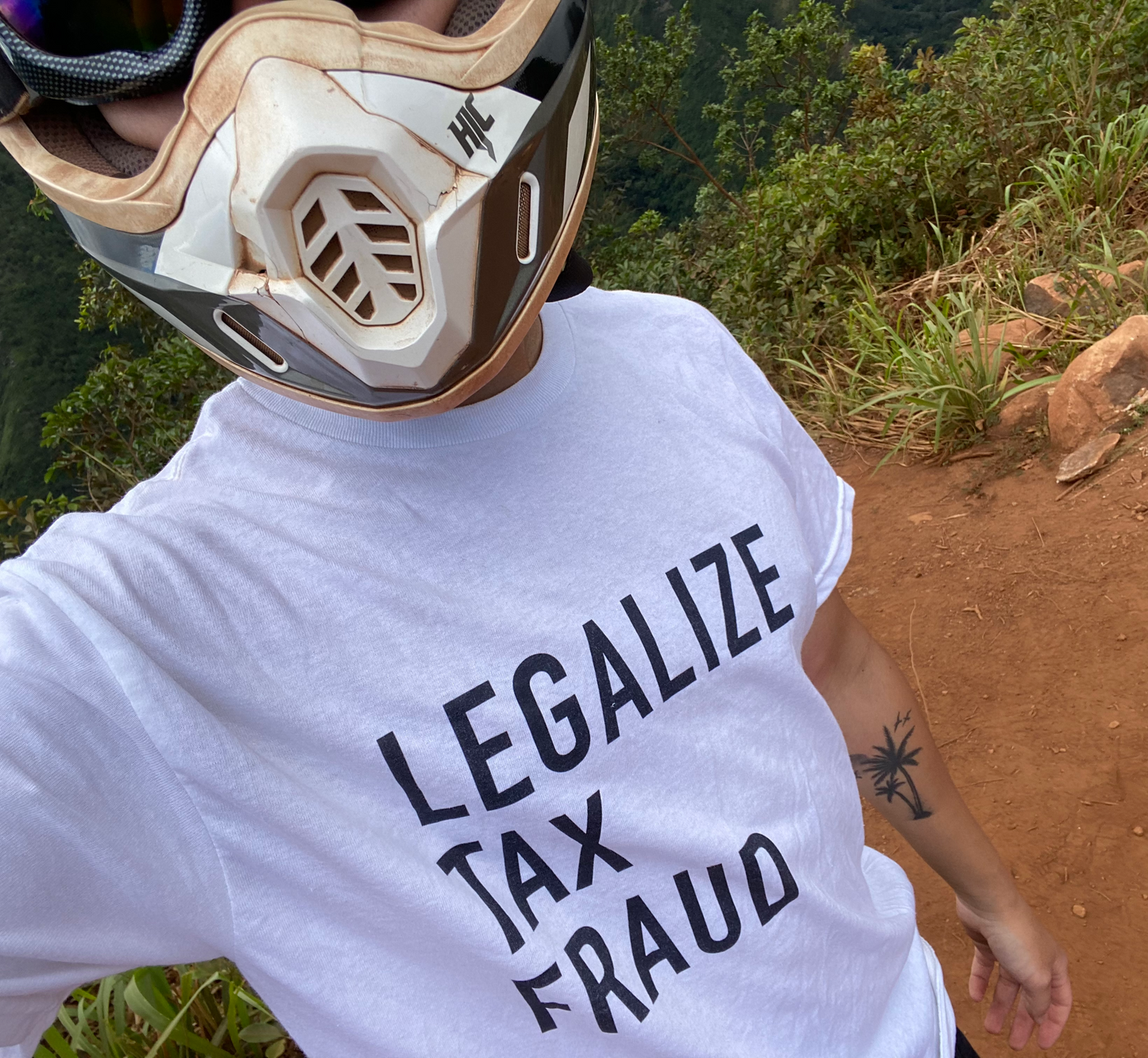 Legalize Tax Fraud Staple Tee