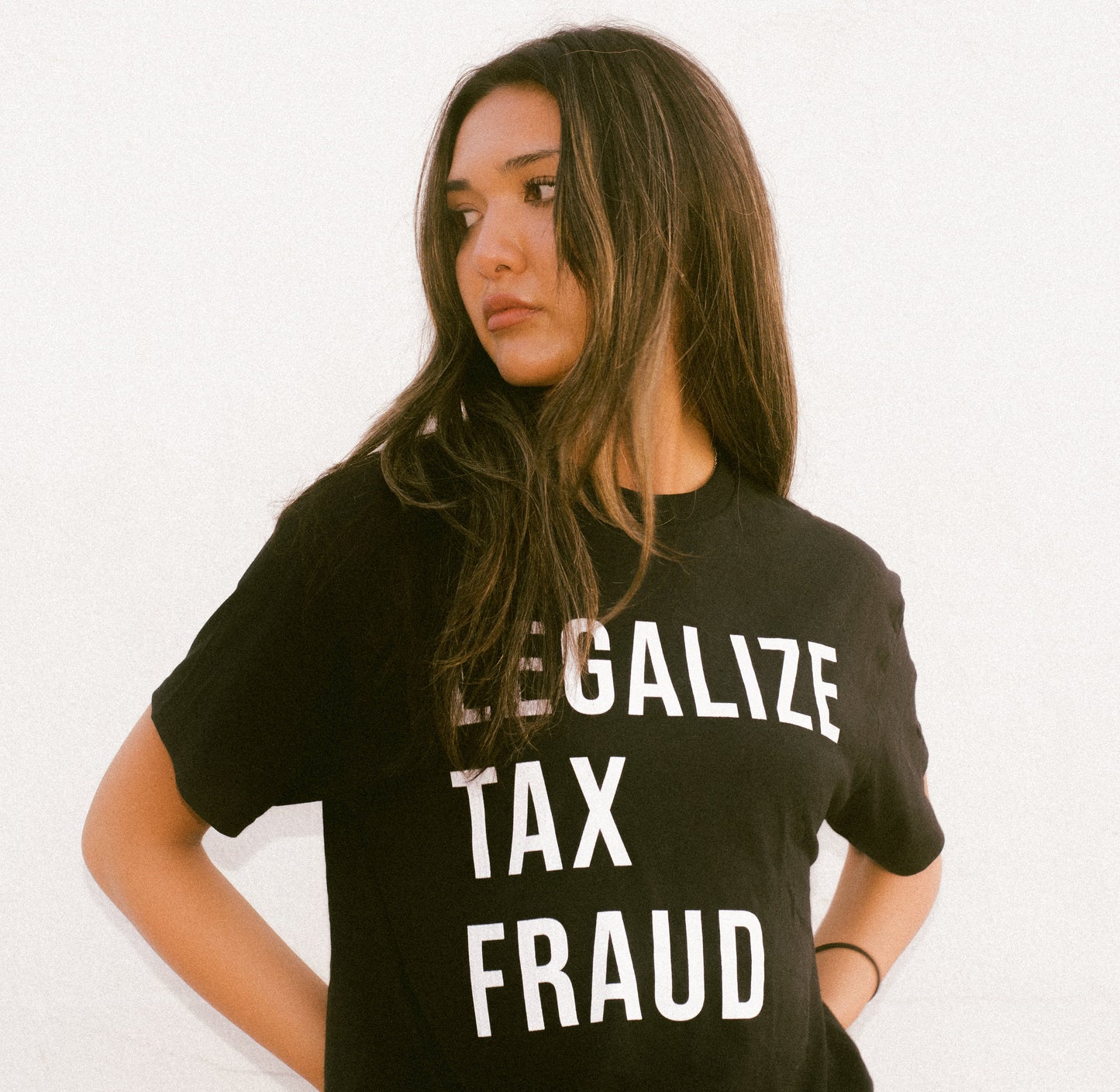 Legalize Tax Fraud Reverse Staple Tee